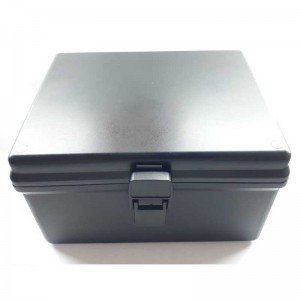 Caixa Patola PB-200/2 Preta Com Dobradiças 115x160x200